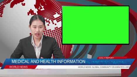 medical and health news broadcast