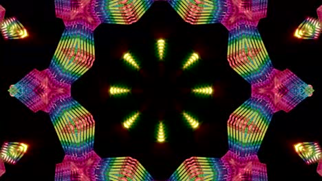 fondo de luces de colores de bucle vj