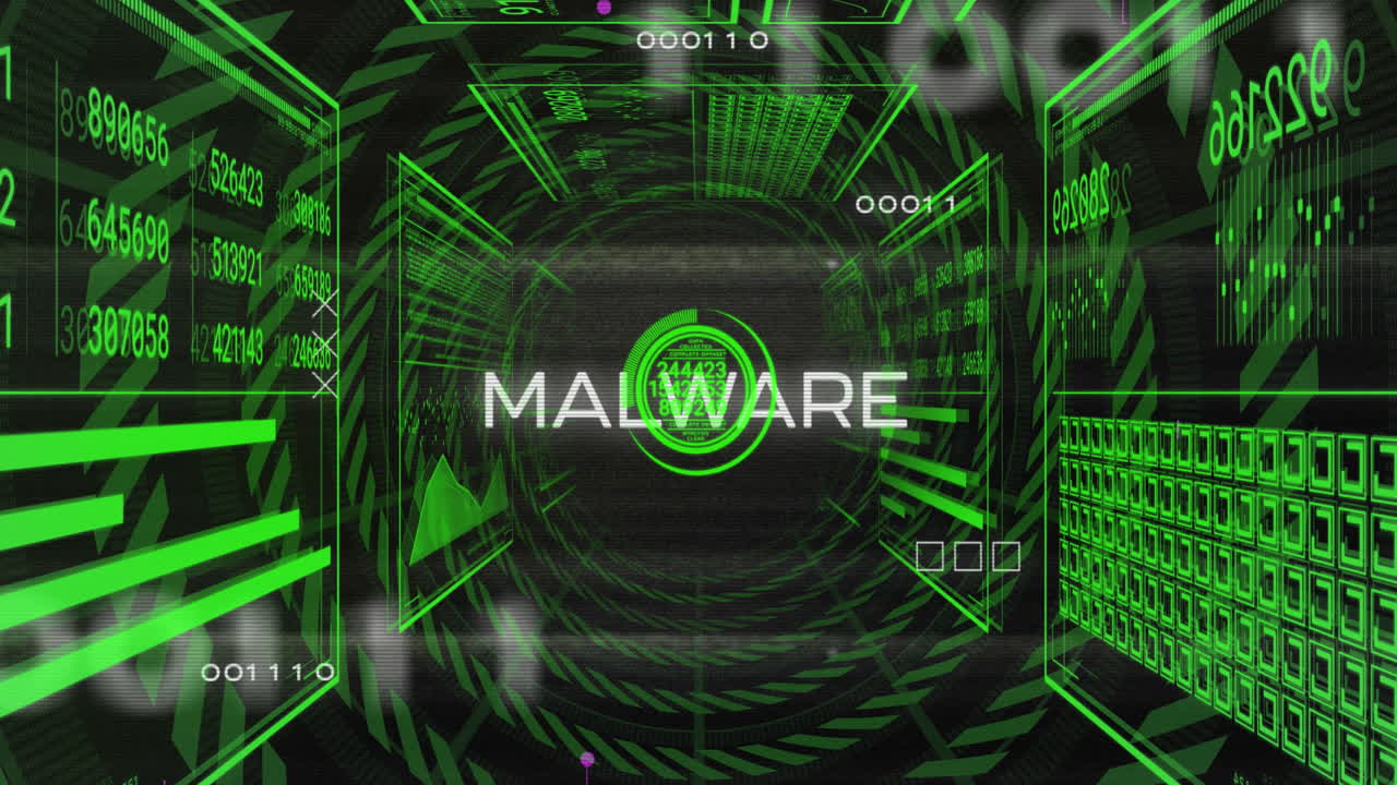 una interfaz digital vibrante muestra temas de tecnología futurista