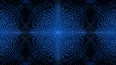 patrón de color azul diseño gótico animación gráficos de movimiento