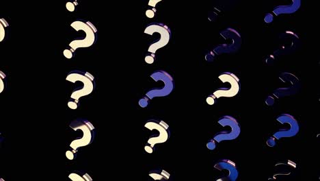 abstract question mark pattern