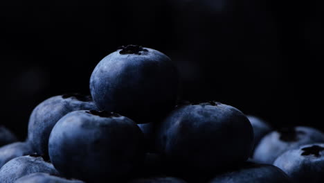 close up blueberries. organic and healthy food