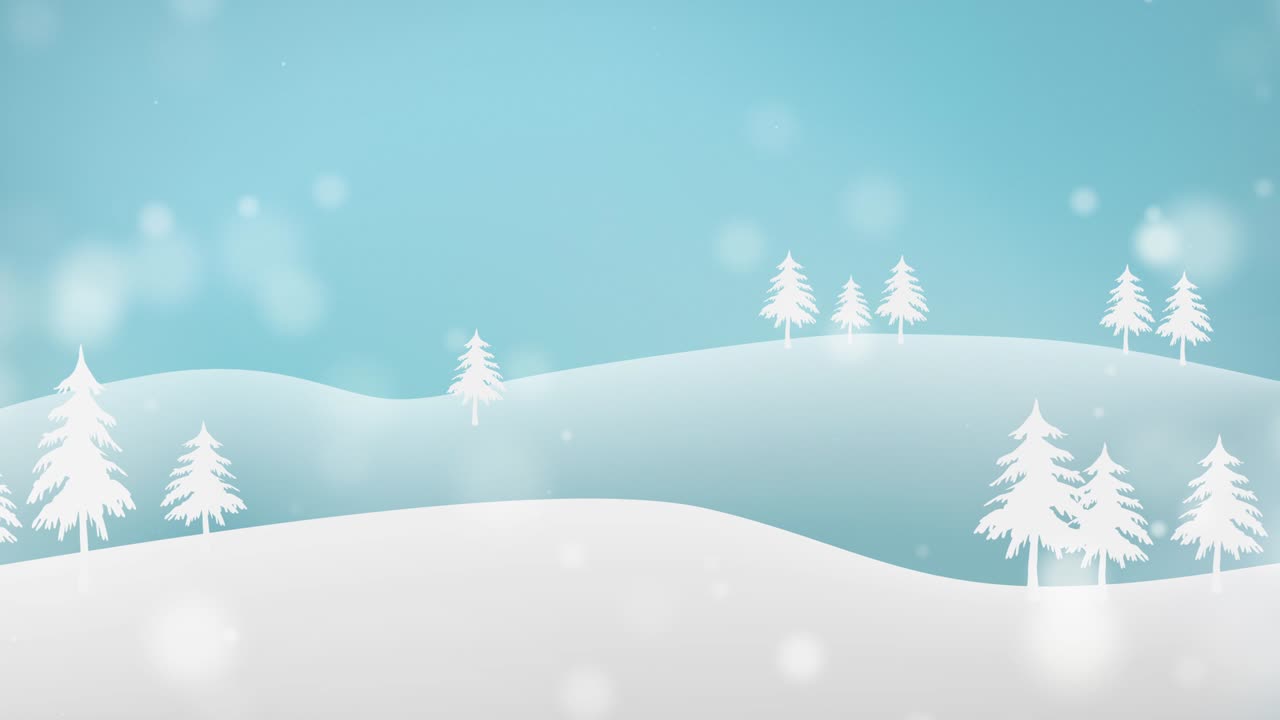 falling snow winter animation background | freepik