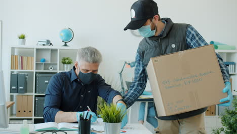 office delivery during pandemic