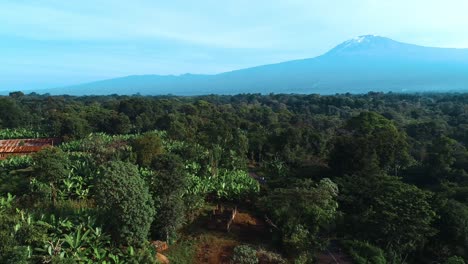 Vista-Aérea-De-La-Ciudad-De-Kilimanjaro-En-Tanzania