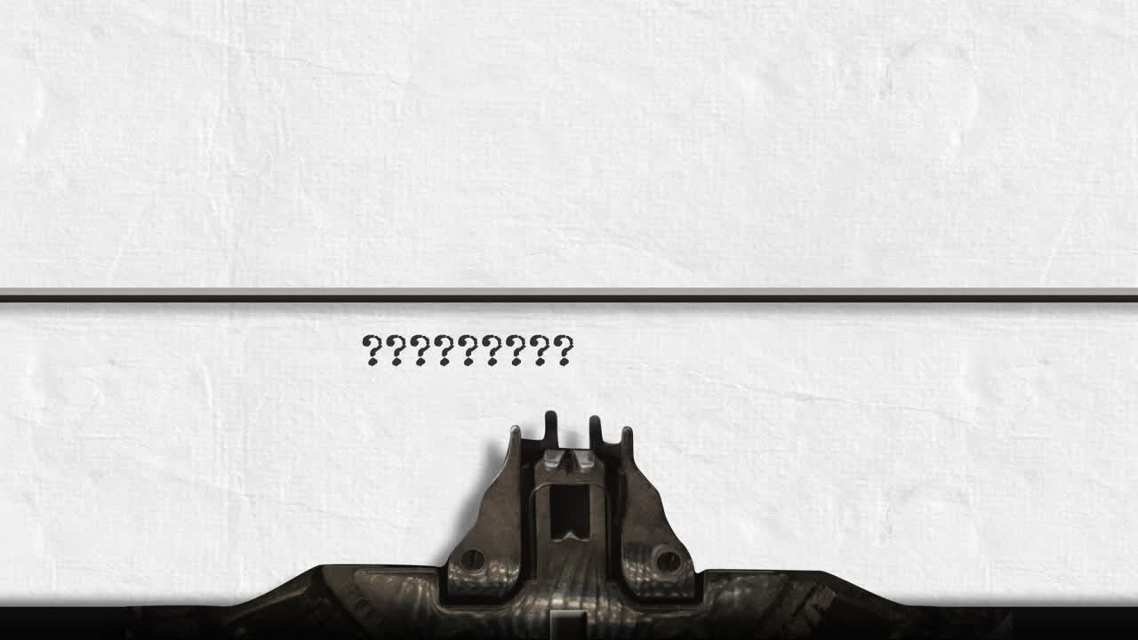 Writing with a typewriter