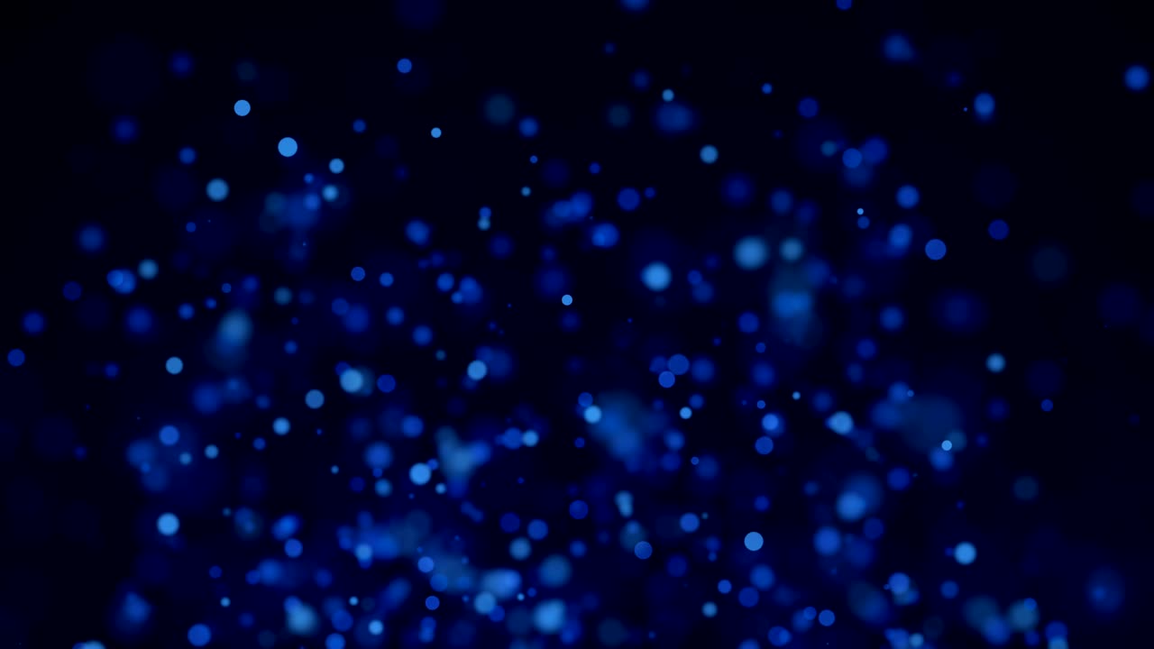 추상적인 보케 모션 배경 루프 파란색