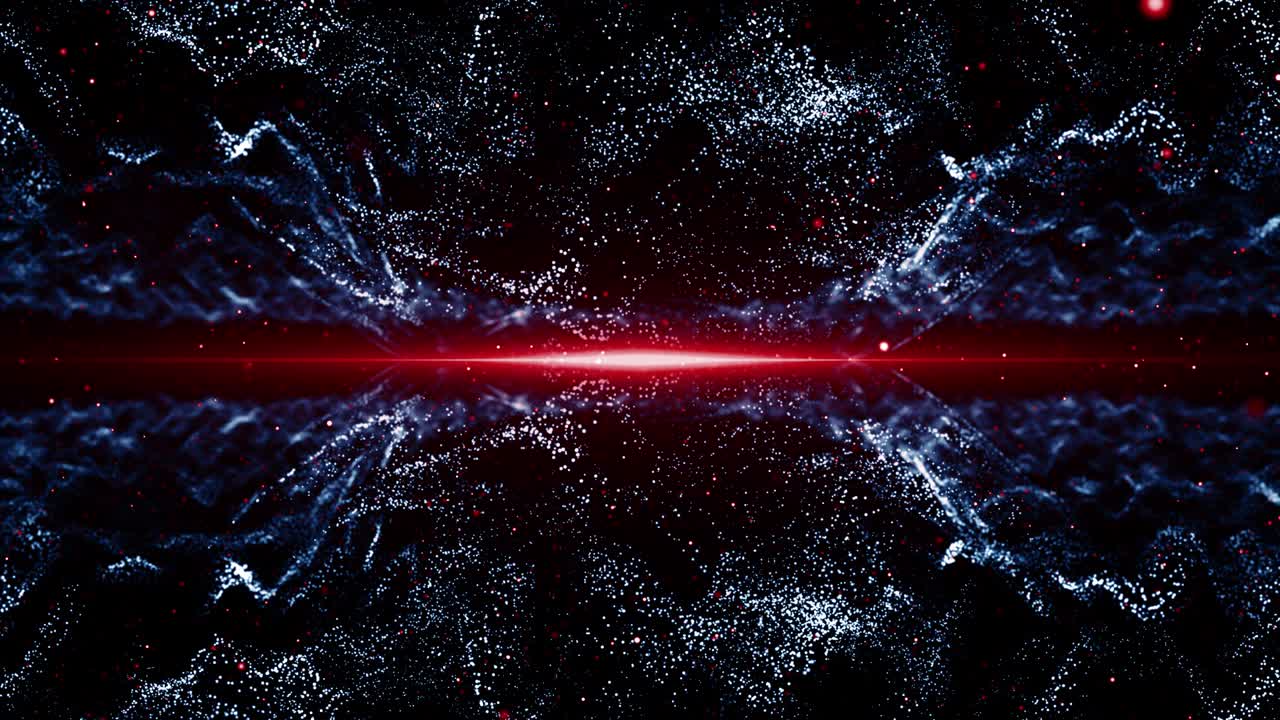 Particles dust abstract light bokeh motion titles cinematic background loop