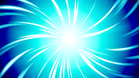 starburst rays in space. cartoon beam loop animation. future technology concept background. explosion star with lines.