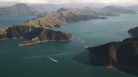 spectacular scenic view of marlborough sounds