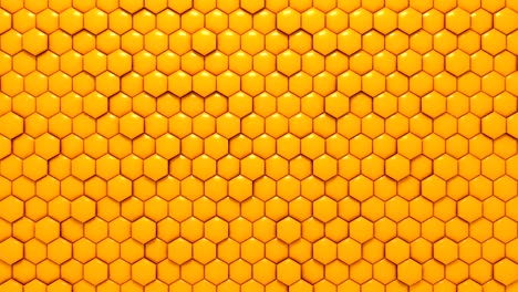 panal de miel amarillo