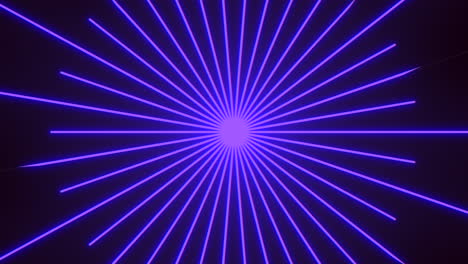 neon purple led light geometric lines