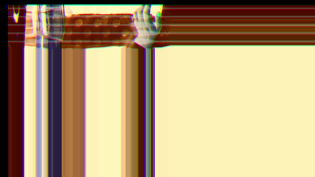 error glitch de televisión geométrica. superposición de datos. transición.