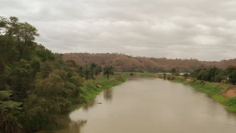 Flying-over-the-Keve-River,-Angola,-Africa-5