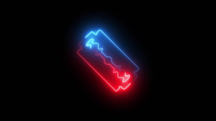 Neon Razor Blade