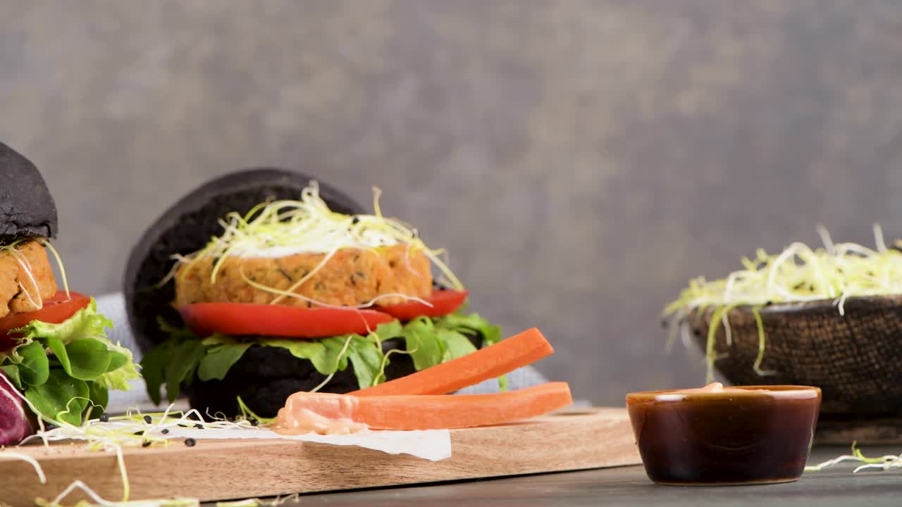 hamburguesas de verduras a la parrilla