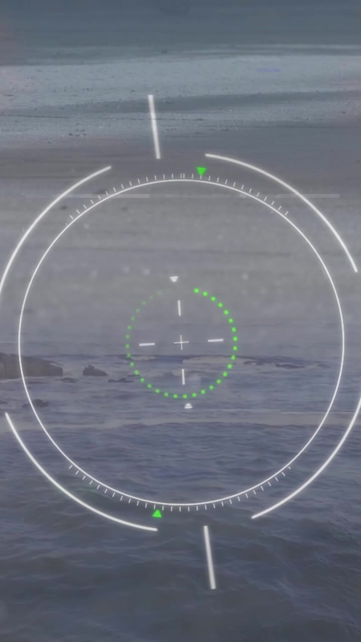Animation of scope scanning over processing with processing to processing circles