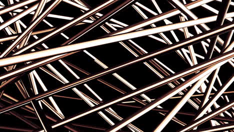 abstract metallic lines