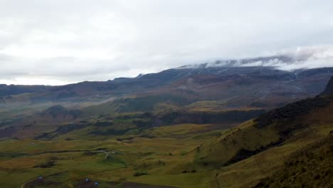 majestic andean volcano landscape