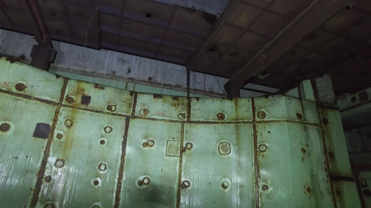 Abandoned Building Within The Chernobyl Exclusion Zone In Ukraine - POV