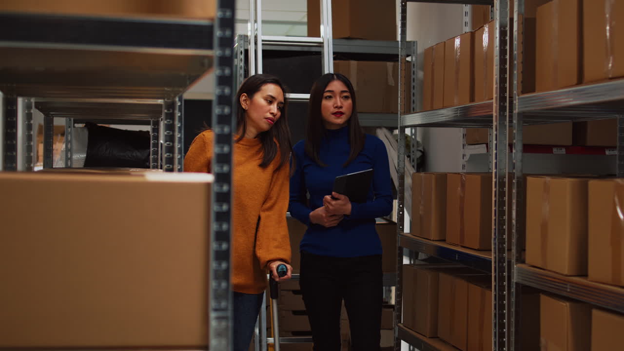 comprobación del inventario del almacén