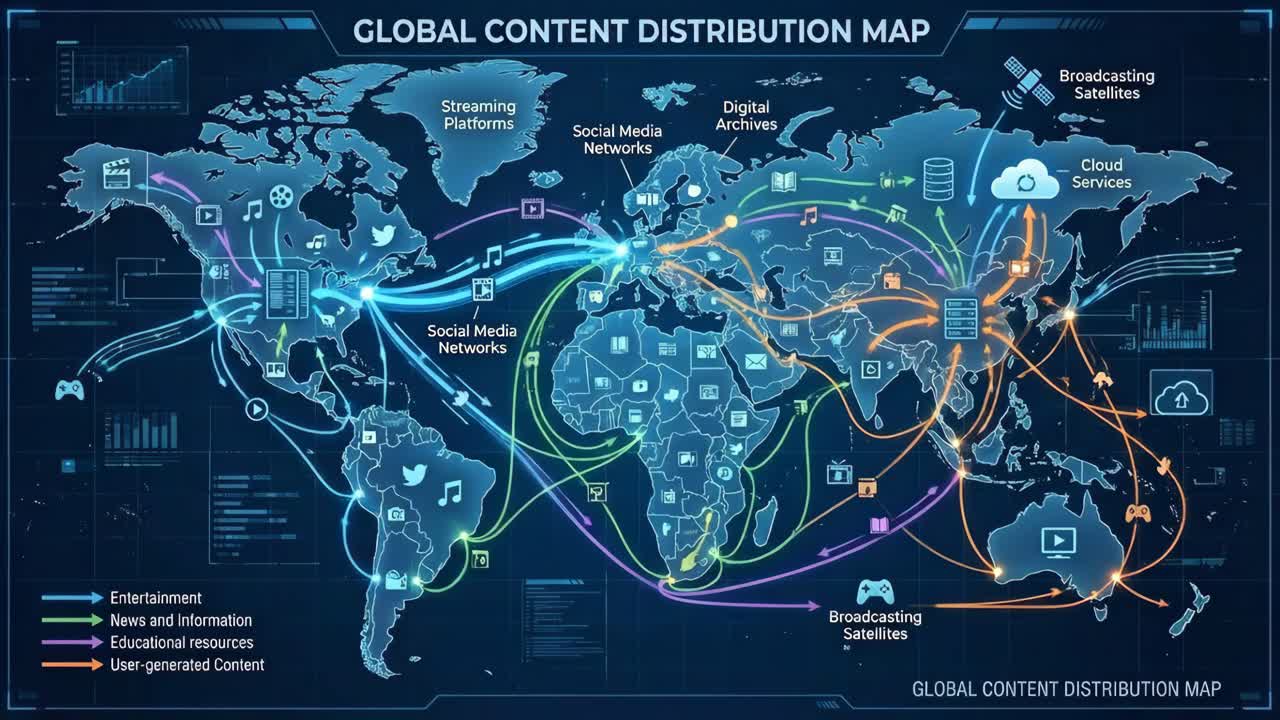 Global Content Distribution Map