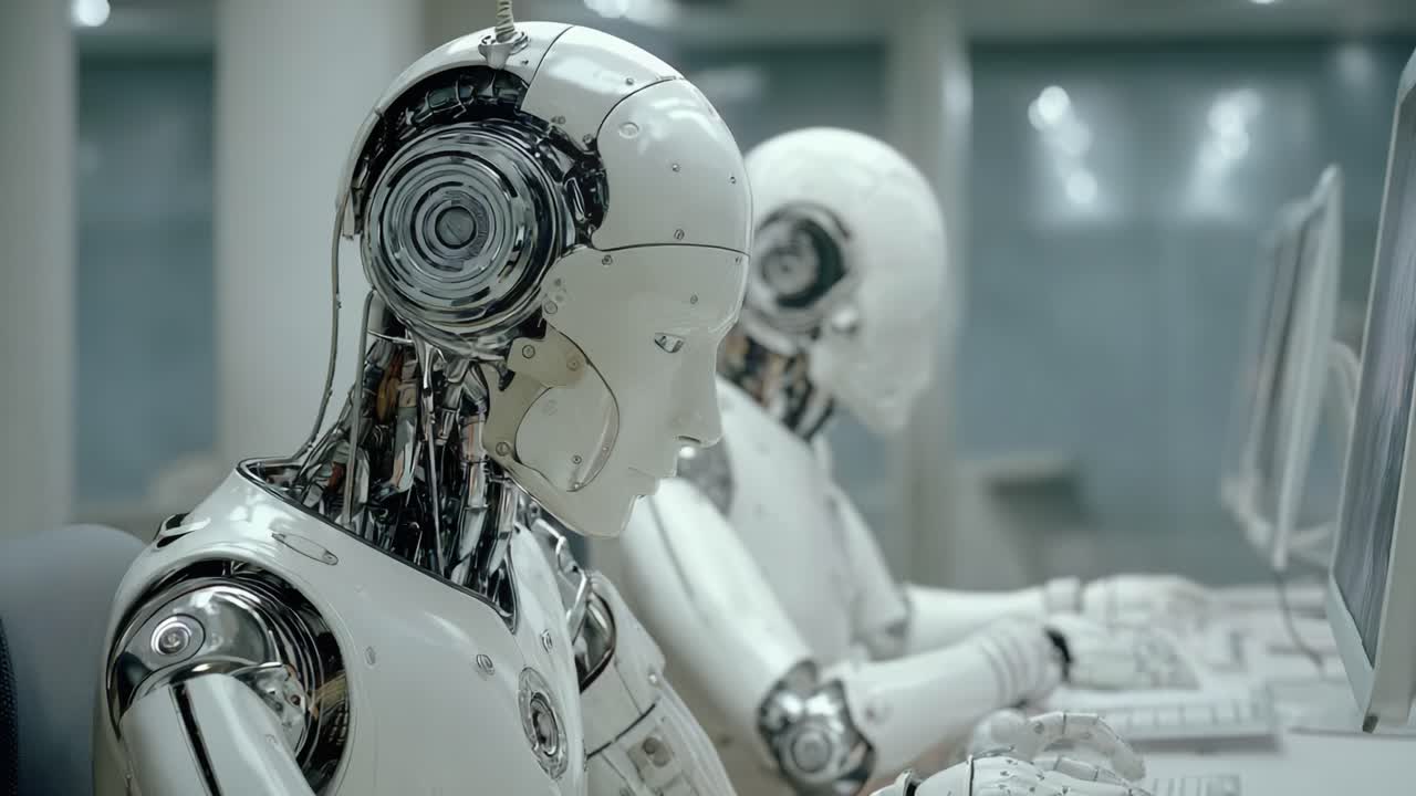 A Glimpse into the Future: Human-Like Robots Engaged in Advanced Computing and Communication in a Modern Cybernetic Environment