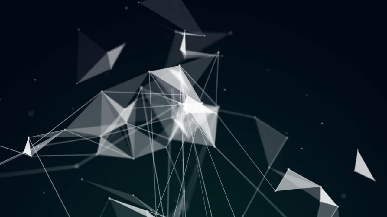 세부적인 플렉서스 구조의 애니메이션 4k