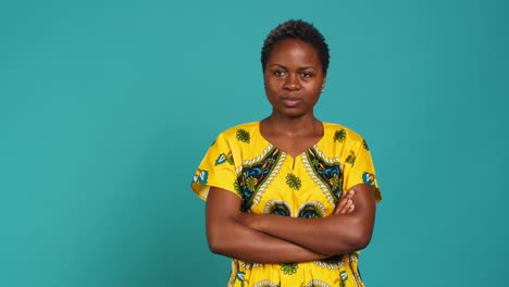 Natural-optimistic-girl-nodding-her-head-and-saying-yes-in-studio