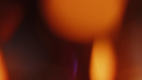 fugas de luz abstracto borroso 4k metraje, movimiento círculo parpadeante lente brillo destello bokeh superposiciones