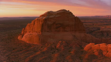 desert mesa at golden hour