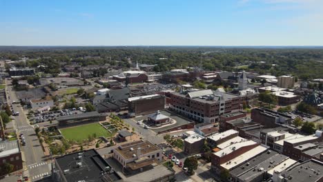 montgomery county court and clarksville transit system in the city center of clarksville, tennessee, usa