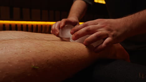 ice massage treatment