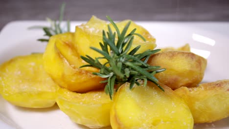 porción de papas fritas