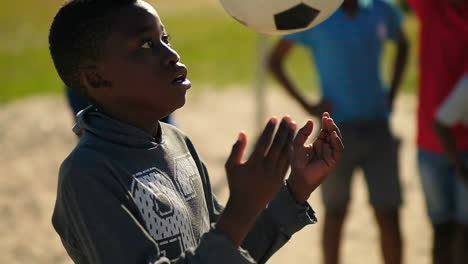 Boy-throw-the-football-and-beat-his-head-with-the-football-4k