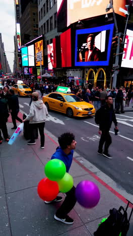 jugglers in times square