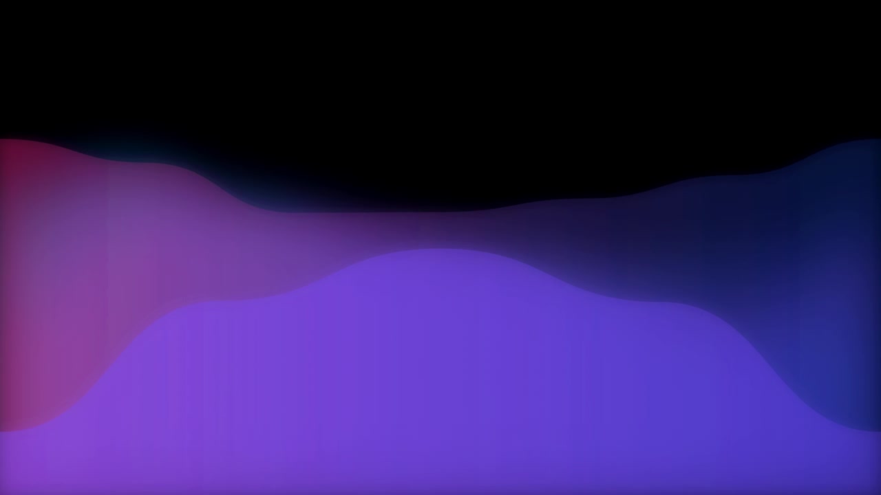Abstract Fluid Motion with Purple and Blue Gradient Waves