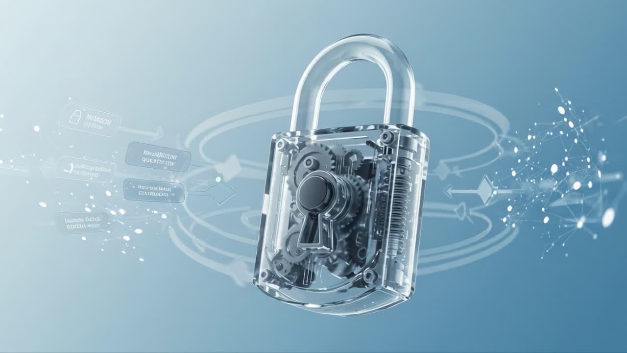 Exploring the Intricacies of Security Technology: A Transparent Lock Illustrating Modern Protection Mechanisms and Their Role in Digital Safety