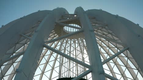 architectural detail of a white dome