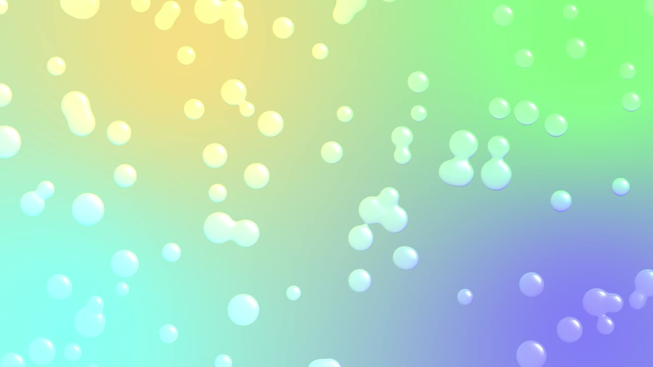 유리 방울 물방울 분류 모션 그래픽