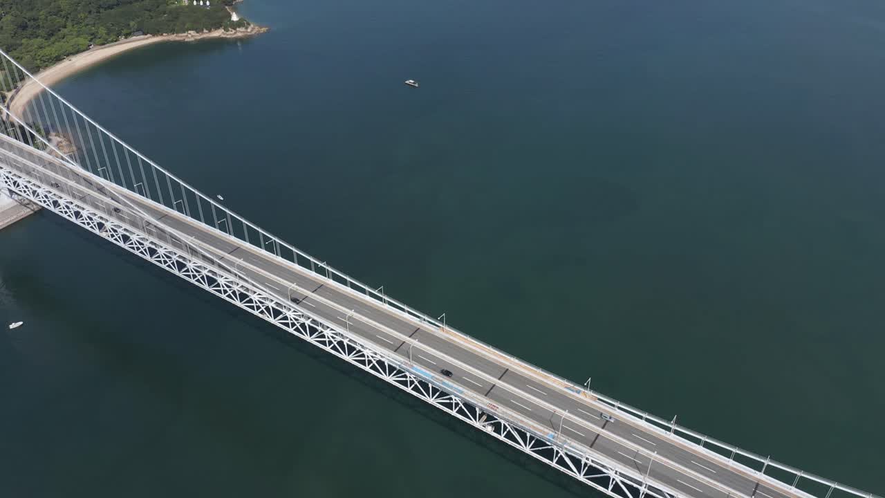 니시세토 고속도로, 히로시마 일본의 공중 전망