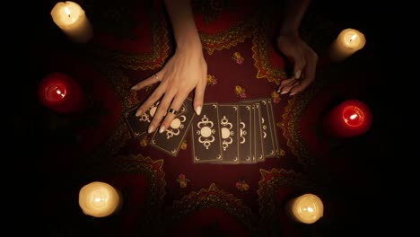 Tarot Card Reading with Candles