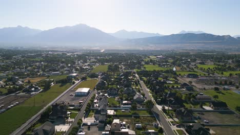 forest fire smoke over northern utah - salt lake county