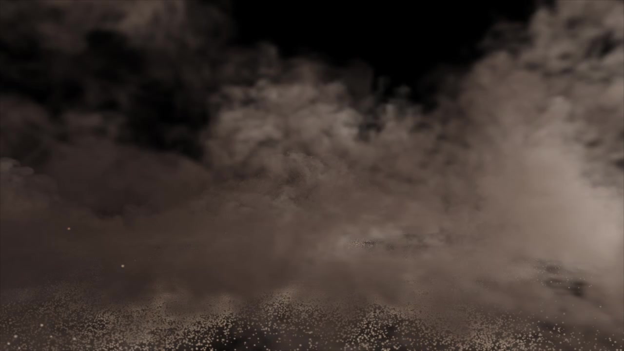 Simulazione Nuvola di Fumo e Polvere
