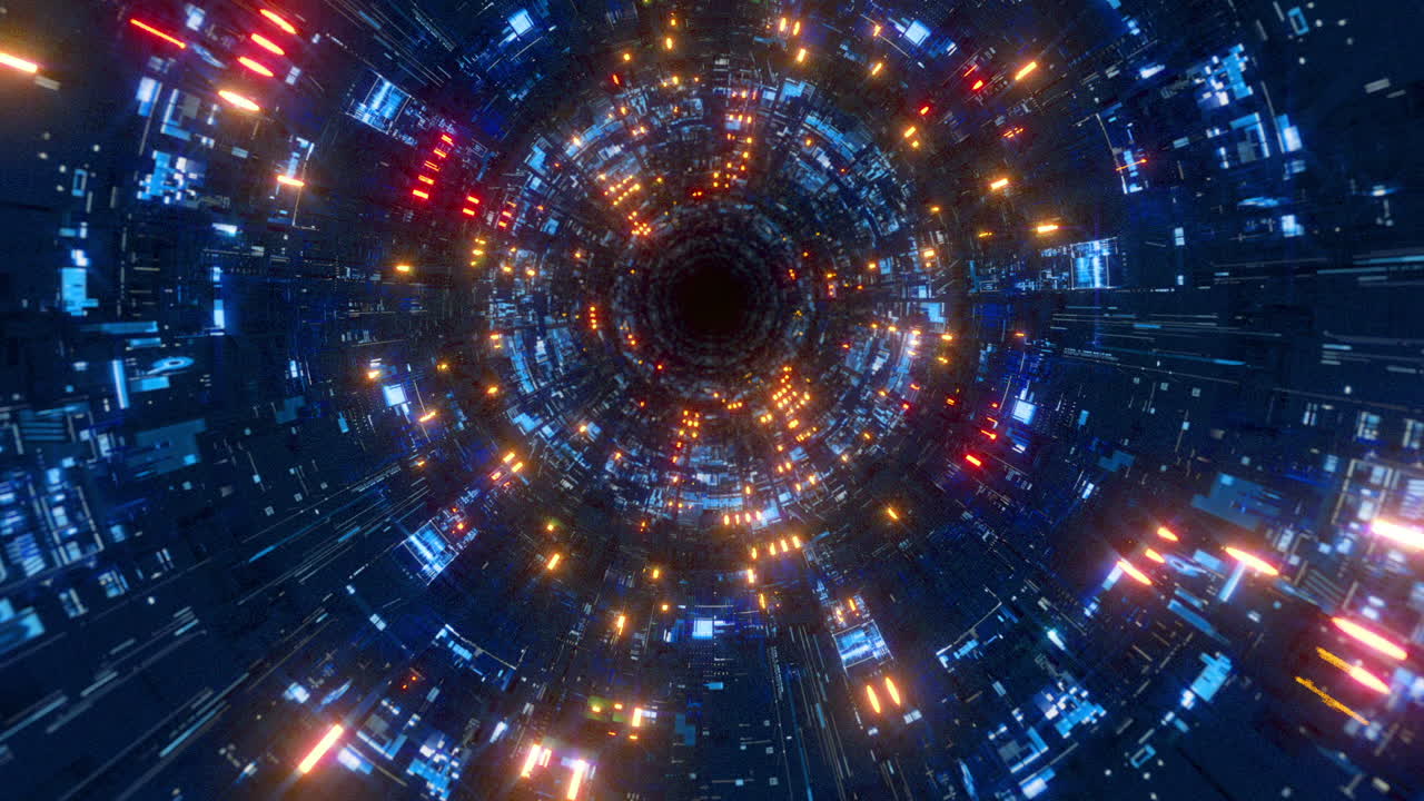 Futuristic Tunnel Animation