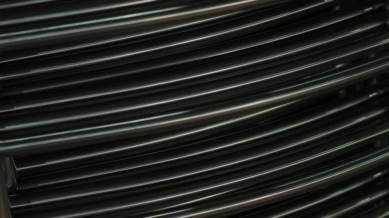 Abstract background of steel pipes
