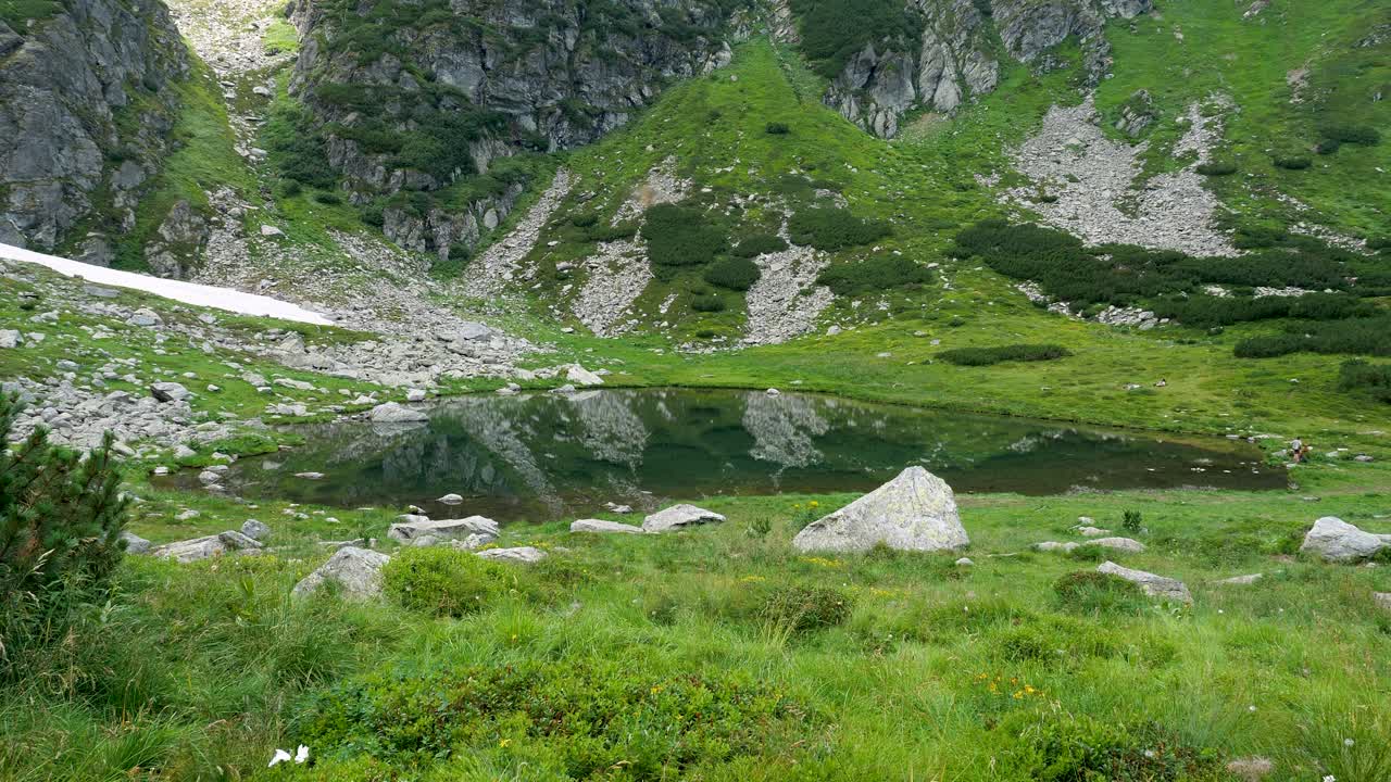 Serene Mountain Lake Reflection