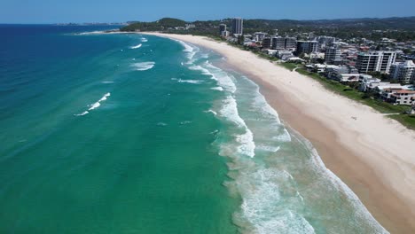 Palm-Beach---Southern-Gold-Coast,-Queensland,-QLD---Australia---Drone-Shot