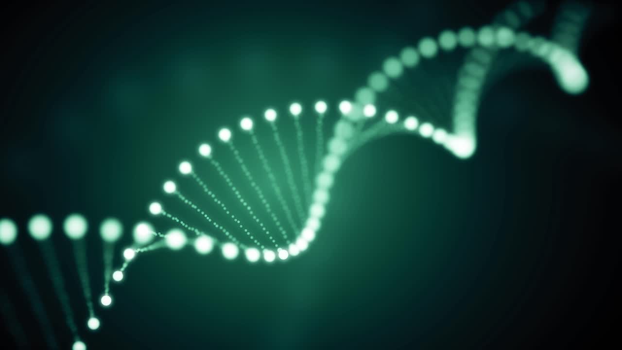 ilustración abstracta de la molécula de adn