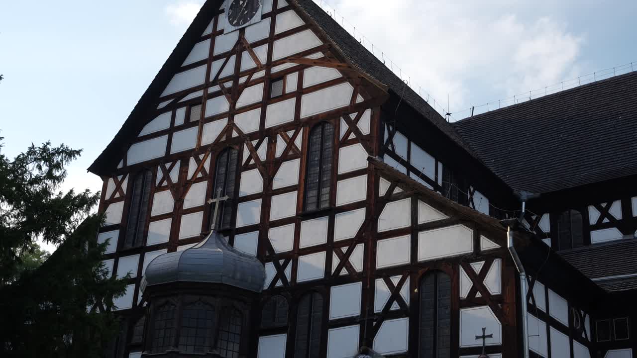 Church of Peace in Swidnica, Poland, the largest wooden baroque temple in Europe